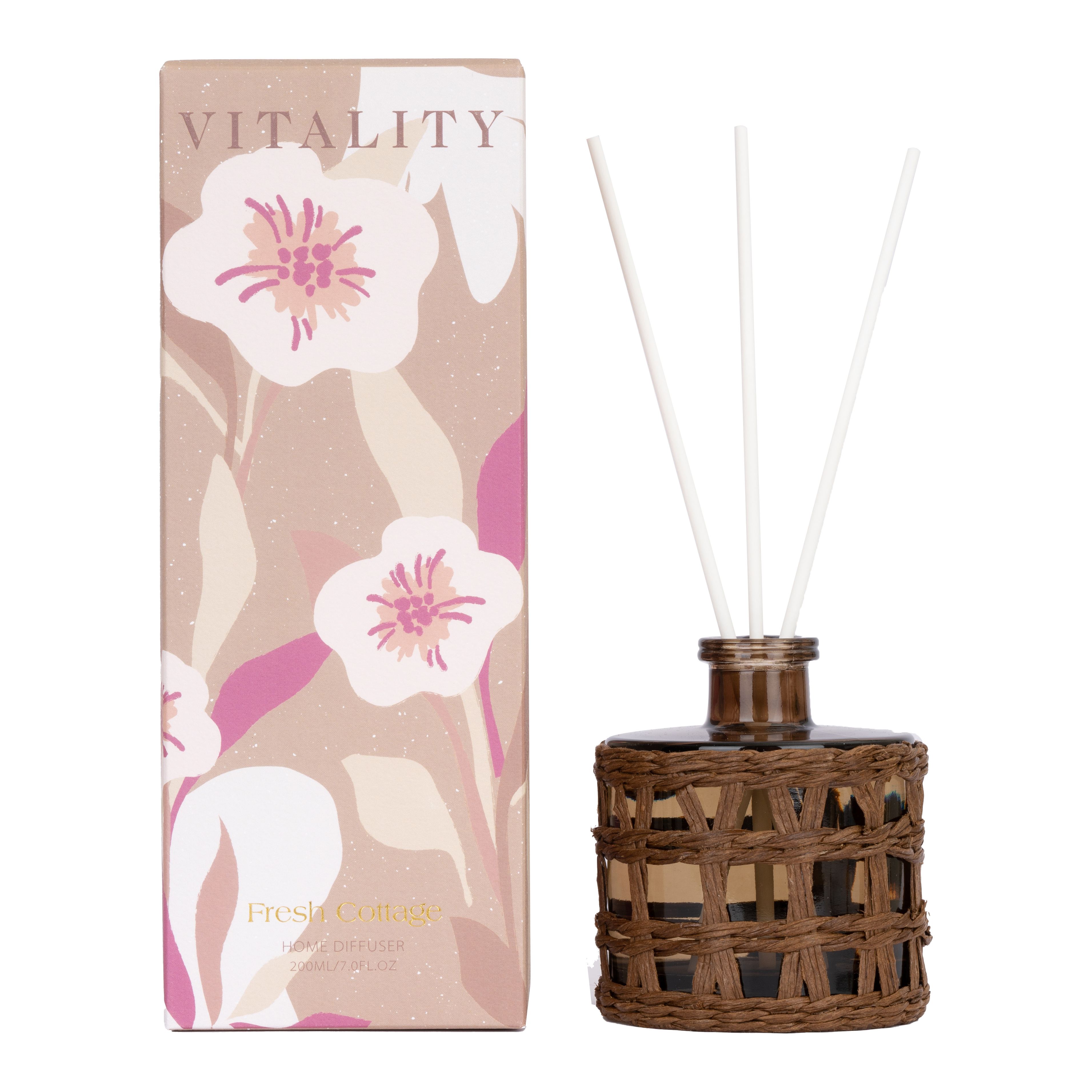 KINT&WOVE Collection Fresh Cottage 200ml Brown Reed Diffuser