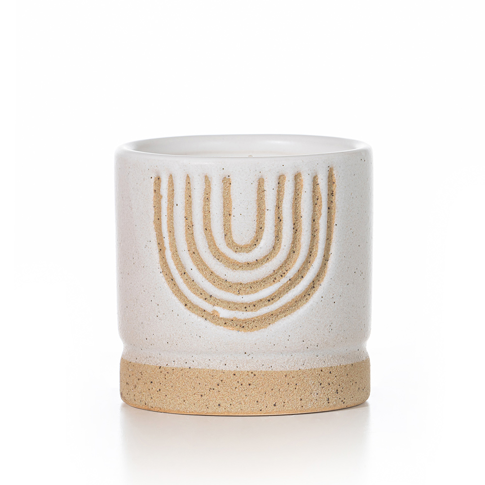 Bohemian Cement Container Vintage Ornament