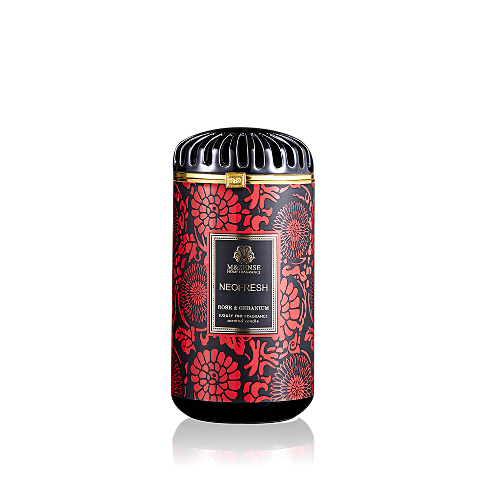 Neo Fresh Collection Rose&Geranium 410g Scented Candle
