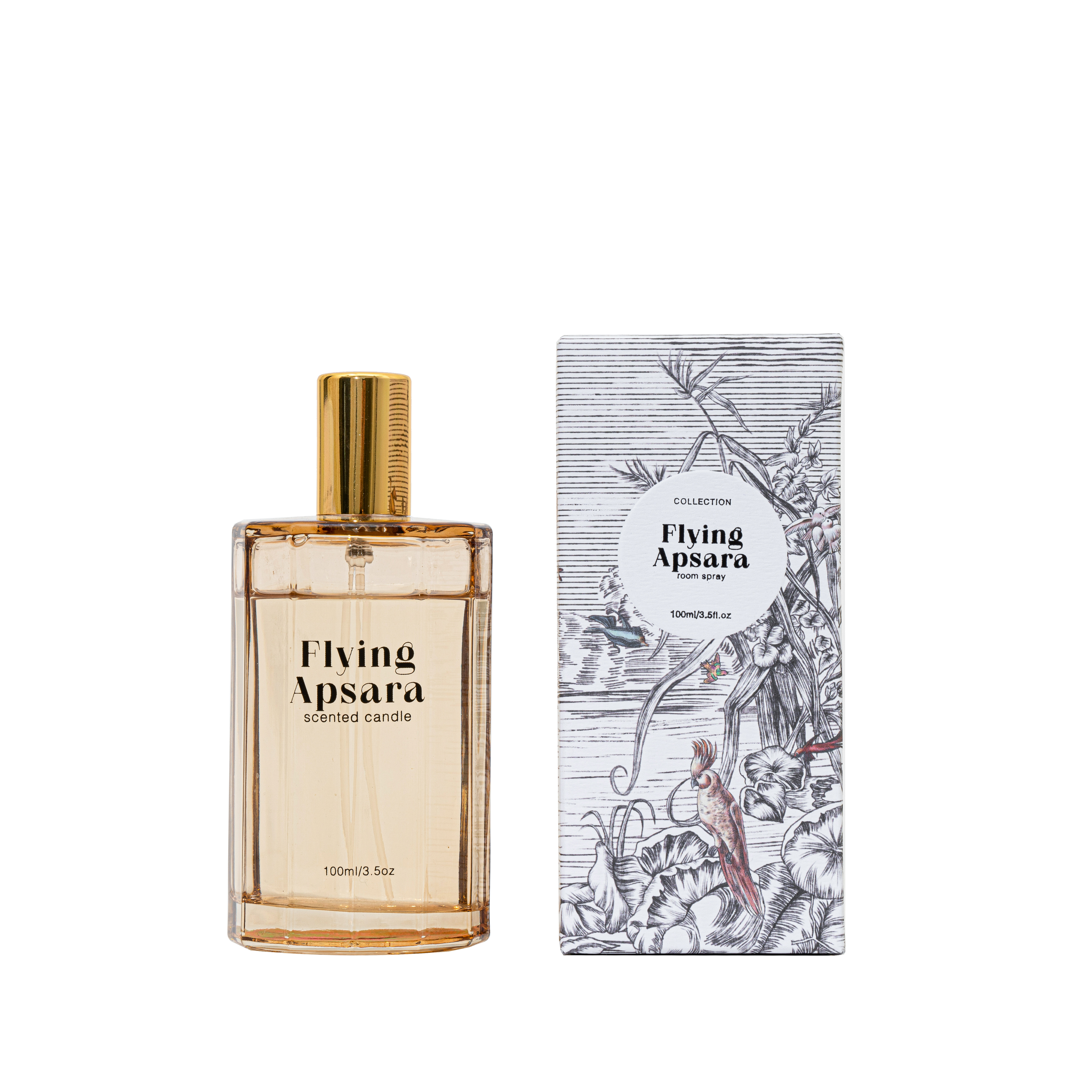 WOODWICK IS ON Collection 100ml Flying Apsara Yellow Room Spray