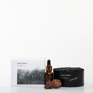Sound of Wind Collection Black forest 15ml Essential Oil And 230g Scented Stone Gift Set