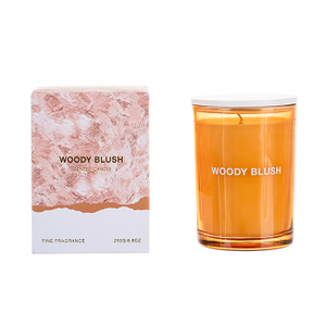 The Ultimate Collection Scented Candle Orange Woody Blush Orange Glass Jar 210g/250g 