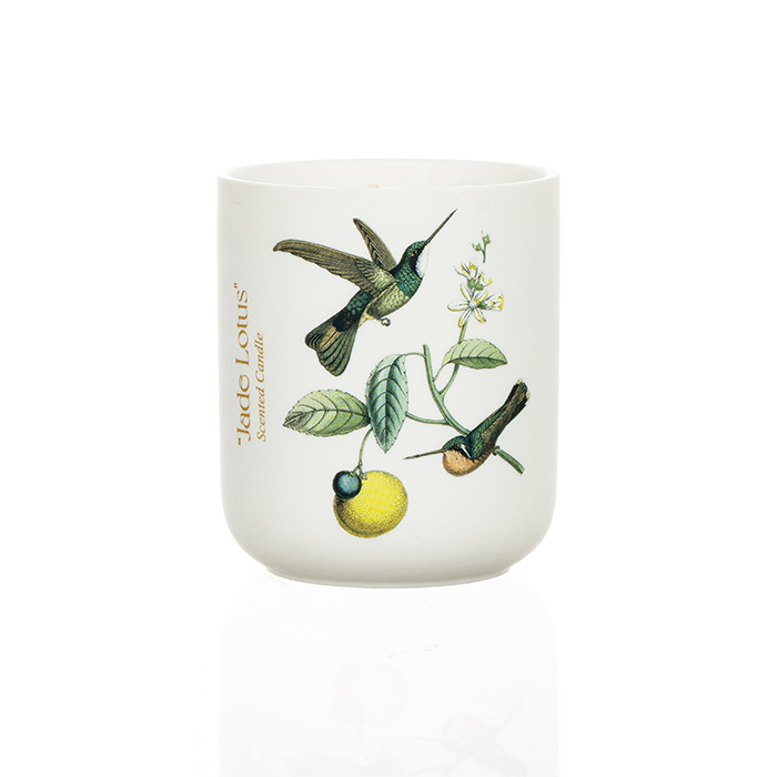 The Morning Garden Collection Scented Candle Blue Jade Lotus Blue Glass Jar 150g/250g/290g 