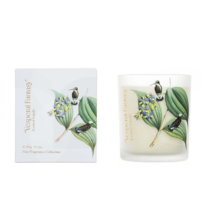 The Morning Garden Collection Scented Candle White Vesperal Fantasy White Glass Jar 150g/250g/290g 